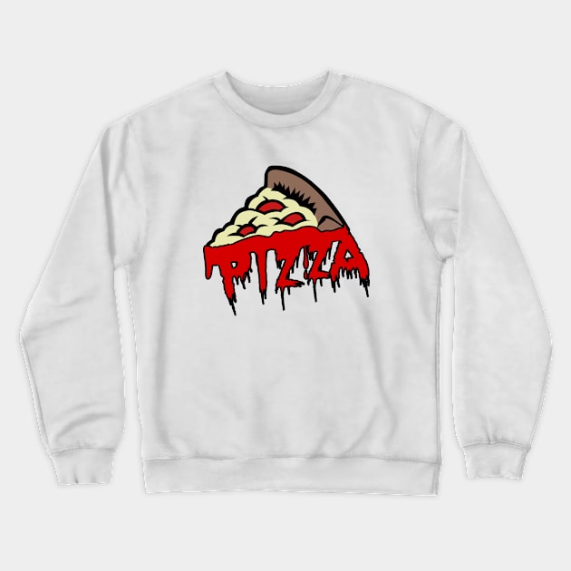 Pizza of horrors Crewneck Sweatshirt by Mandz11